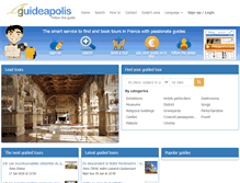 Tablet Screenshot of guideapolis.fr